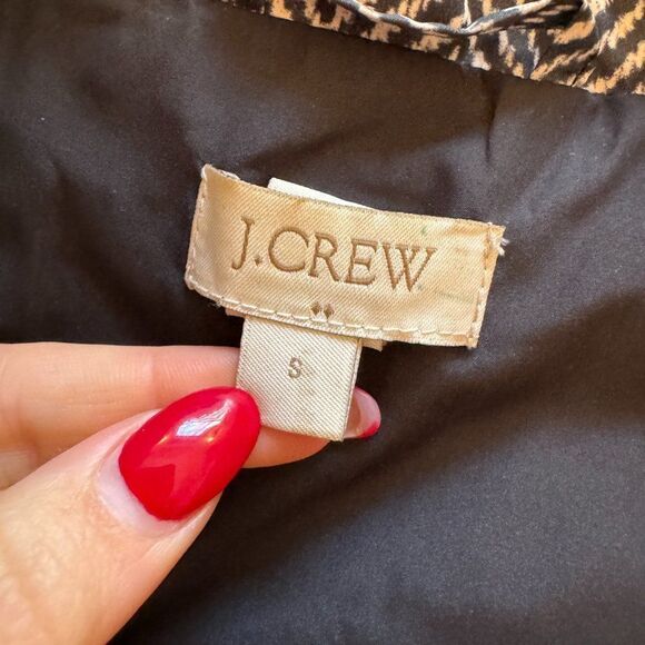 J. Crew Herringbone Excursion Quilted Full Zip Puffer Vest - Picture 10 of 15